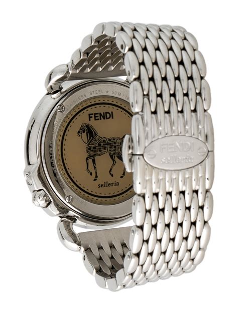 fendi watches selleria|fendi selleria sale.